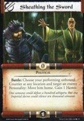Sheathing the Sword